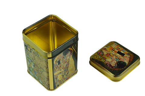 Gustav Klimt - 'the kiss' - 100g Tea Storage Tin