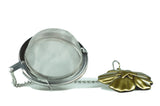 Tea Ball Infuser on Chain (Flower Handle)